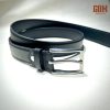 thắt lưng nam handmade da epsom đen 30mm