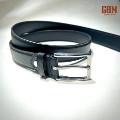 thắt lưng nam handmade da epsom đen 30mm