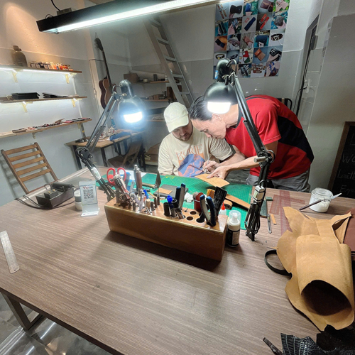 leather workshop
